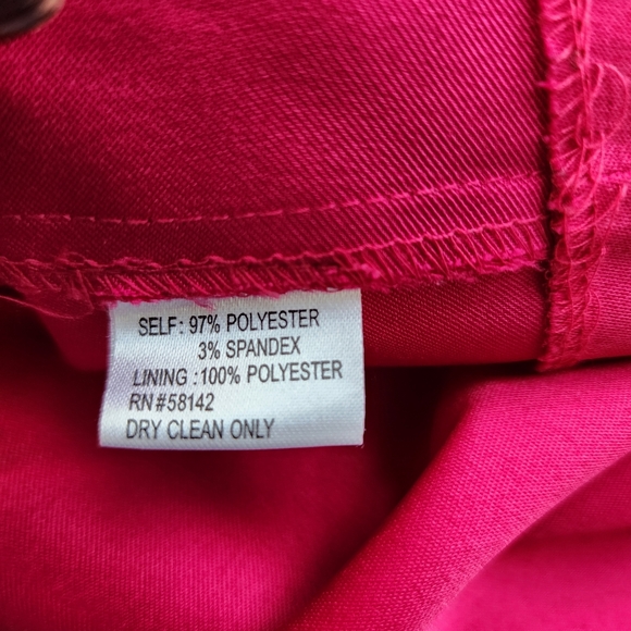 London Times Fushia Pink Midi Bow Tie Waist Dress - Picture 8 of 12